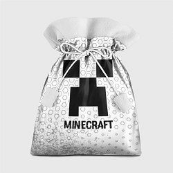 Подарочный мешок Minecraft glitch на светлом фоне