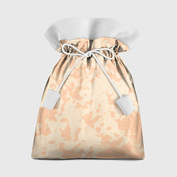 Мешок для подарков Паттерн бледно-оранжевый, цвет: 3D-принт
