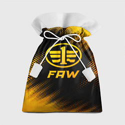 Мешок для подарков FAW - gold gradient, цвет: 3D-принт