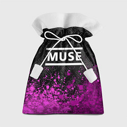 Мешок для подарков Muse rock legends посередине, цвет: 3D-принт