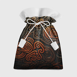 Мешок для подарков Асимметричный паттерн в викингском стиле, цвет: 3D-принт