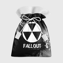Подарочный мешок Fallout glitch на темном фоне