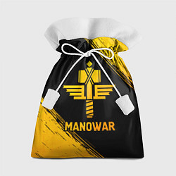 Подарочный мешок Manowar - gold gradient