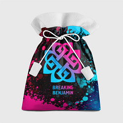 Подарочный мешок Breaking Benjamin - neon gradient