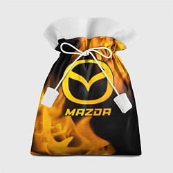 Мешок для подарков Mazda - gold gradient, цвет: 3D-принт