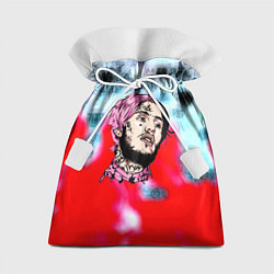 Мешок для подарков Lil peep steel rap, цвет: 3D-принт
