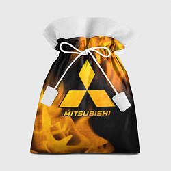 Подарочный мешок Mitsubishi - gold gradient