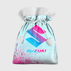 Подарочный мешок Suzuki neon gradient style