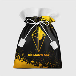 Подарочный мешок No Mans Sky - gold gradient