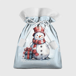 Подарочный мешок New Years cute snowman