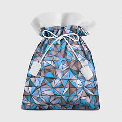 Подарочный мешок Маленькие синие треугольники