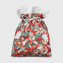 Подарочный мешок Маленькие красные треугольники