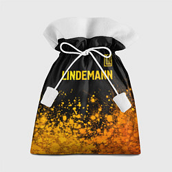 Мешок для подарков Lindemann - gold gradient посередине, цвет: 3D-принт