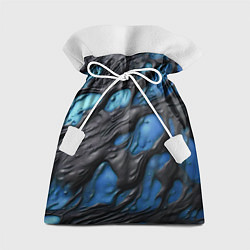 Мешок для подарков Синяя текучая субстанция, цвет: 3D-принт