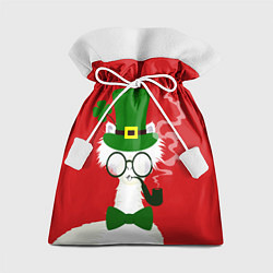 Подарочный мешок Лама - альпака в день Патрика