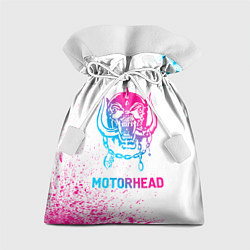 Мешок для подарков Motorhead neon gradient style, цвет: 3D-принт