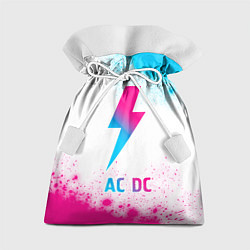 Подарочный мешок AC DC neon gradient style