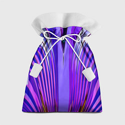 Подарочный мешок Фиолетовые линии и полосы