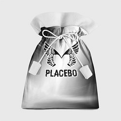 Мешок для подарков Placebo glitch на светлом фоне, цвет: 3D-принт