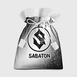 Подарочный мешок Sabaton glitch на светлом фоне