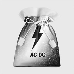 Подарочный мешок AC DC glitch на светлом фоне