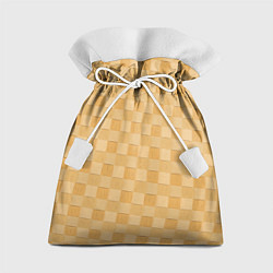 Мешок для подарков Плетение из берёсты текстура, цвет: 3D-принт