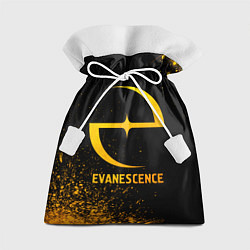 Мешок для подарков Evanescence - gold gradient, цвет: 3D-принт