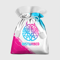 Подарочный мешок Disturbed neon gradient style
