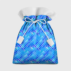 Мешок для подарков Синяя сетка, цвет: 3D-принт