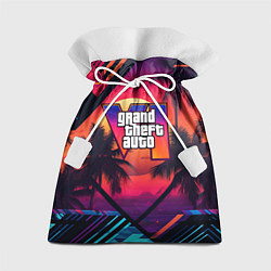 Подарочный мешок GTA 6 аbstract logo