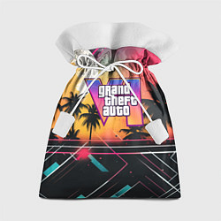 Подарочный мешок GTA 6 night logo