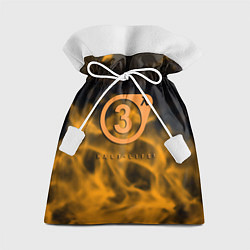 Мешок для подарков Half life orange flame valve, цвет: 3D-принт