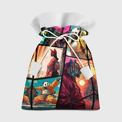 Мешок для подарков Animal GTA, цвет: 3D-принт
