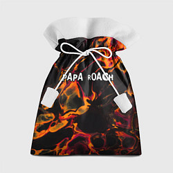 Мешок для подарков Papa Roach red lava, цвет: 3D-принт
