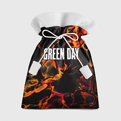 Подарочный мешок Green Day red lava