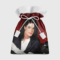 Мешок для подарков Michael Jackson с пантерой и автографом, цвет: 3D-принт