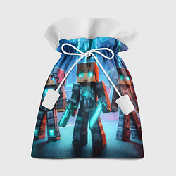 Подарочный мешок Minecraft - ai art neon