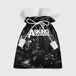 Мешок для подарков Asking Alexandria black ice, цвет: 3D-принт