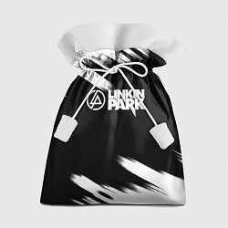 Мешок для подарков Linkin park рок бенд краски, цвет: 3D-принт
