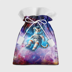 Подарочный мешок The cat is a brave cosmonaut - ai art
