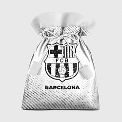 Подарочный мешок Barcelona с потертостями на светлом фоне