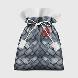 Подарочный мешок Dota - metal texture logo