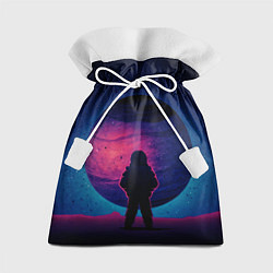 Мешок для подарков Одинокий космонавт, цвет: 3D-принт