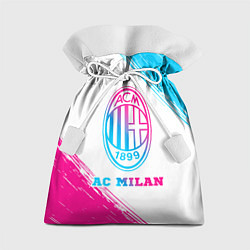 Подарочный мешок AC Milan neon gradient style