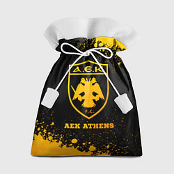 Подарочный мешок AEK Athens - gold gradient