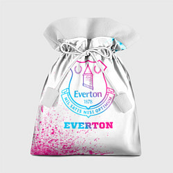 Мешок для подарков Everton neon gradient style, цвет: 3D-принт