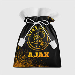 Подарочный мешок Ajax - gold gradient