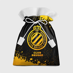 Подарочный мешок Club Brugge - gold gradient