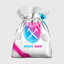 Подарочный мешок West Ham neon gradient style