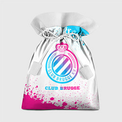 Подарочный мешок Club Brugge neon gradient style